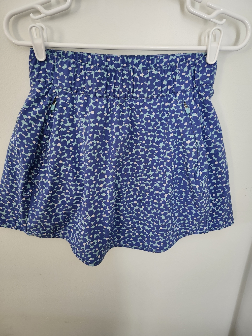 Talbots Blue Printed Women's Skort